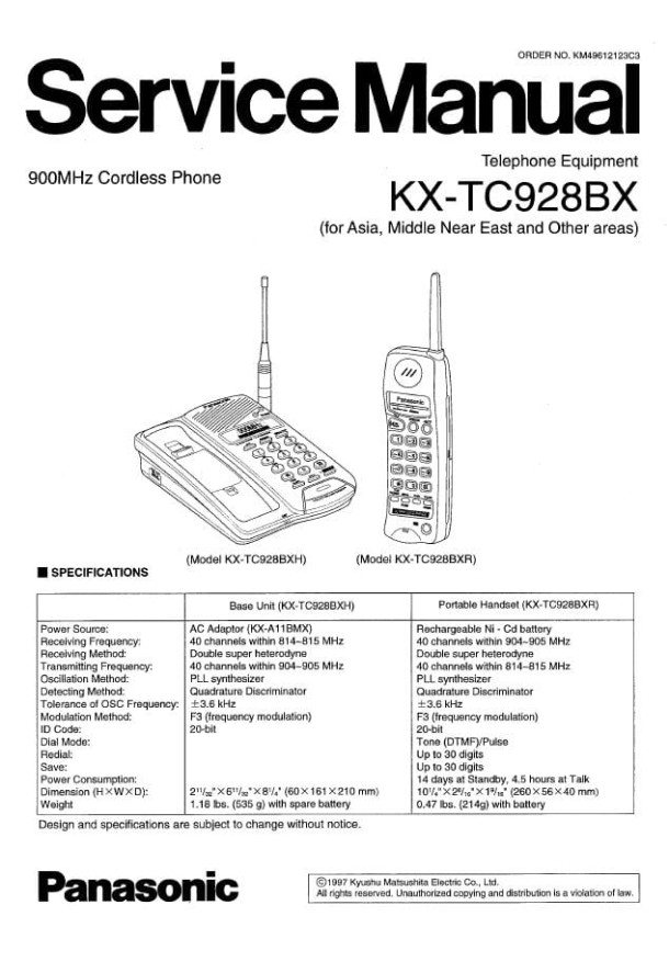 KX-TC928BX